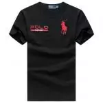 ralph lauren classic-fit embroidered pony t-shirt black red pony